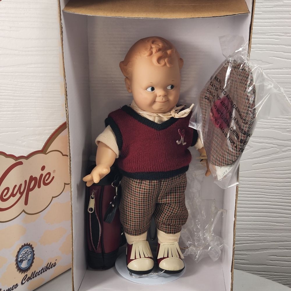 Kewpie Cameo Collectibles 12" Scootles Golfer Boy V3076 - Picture 2 of 10